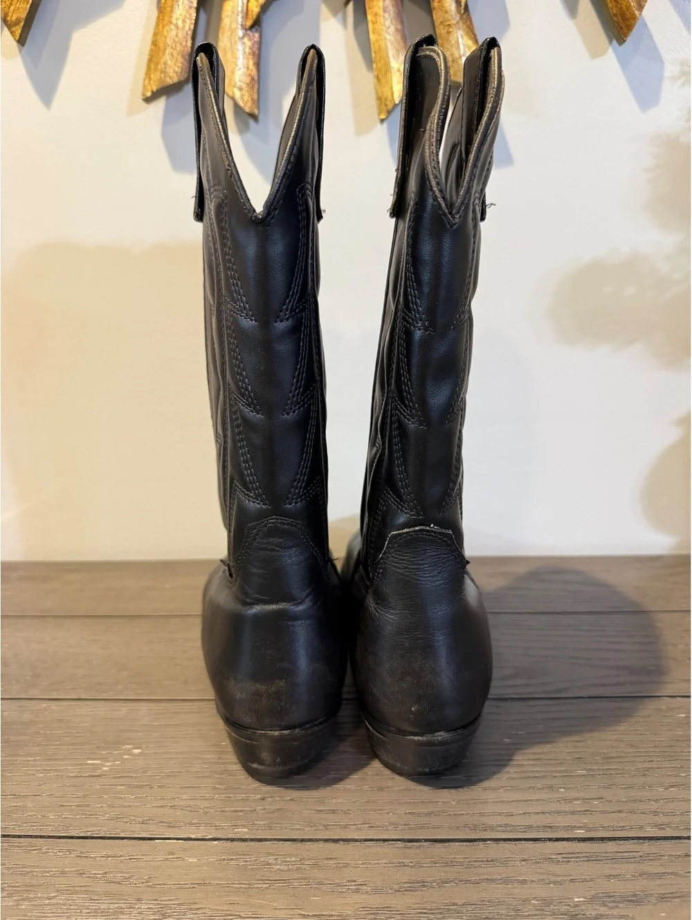 Capezio Black Leather Western Boots Women’s Size 11